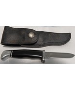 Vintage Buck 116 Caper Fixed Blade Knife w/Sheath Early Inverted Stamp - £168.58 GBP