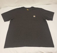 Carhartt T Shirt Original Fit Pocket Crewneck Mens Size 2XL XXL Dark Gray - $12.44