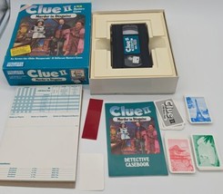 Clue Ii (2) Murder In Disguise Vcr Vhs Board Game 1987 Parker Brothers Complete - £24.74 GBP