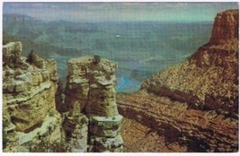 Postcard Grand Canyon From Moran Point Colorado River Arizona - £3.15 GBP