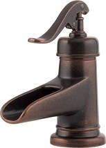 Pfister Lf042Yp0U Ashfield Single Handle Bathroom Faucet, Rustic Bronze - £157.46 GBP