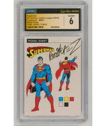 CGC SS 6 EX/NM Superman DC Style Guide Art Card SIGNED Jose Luis Garcia ... - $1,841.21 MXN