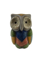 Vintage Raku Pottery Owl Bird South Africa Figurine Sculpture Art - $49.49