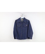 Vtg 60s 70s Streetwear Youth Kids Size 12 Denim Jean Shirt Jacket Jac Sh... - $1,565.85 MXN