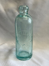 Antique G.B. Felker Montrose PA Blob Top Aqua Blown Bubble Glass Soda Bo... - £39.80 GBP