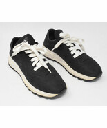 Prada Nylon Trainer Womens Sneaker Black White 36.5 US Size - $474.88 CAD