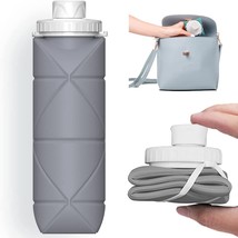 Special Made Collapsible Water Bottles With Leakproof Valve Reusable Bpa Free - £23.41 GBP