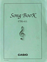 Original Casio Song Music Book for CTK-411 &amp; CTK-431 Keyboard, 85 Songs ... - £19.82 GBP