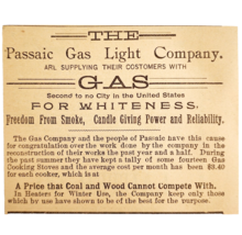 1895 Passaic Gas Light Company Victorian Advertisement Utility New Jerse... - €17,30 EUR 1895 Passaic Gas Light Company Victorian Advertisement Utility New Jerse... - €17,30 EUR