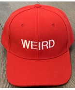 Anti TRUMP Weird Embroidered Red Hat Donald TRUMP WEIRD 2024 Cap FREE SH... - €15,15 EUR