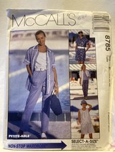 McCall&#39;s 8785 Misses Shirt,Top Pull-on Pants Shorts Sewing Pattern PET R... - £6.08 GBP