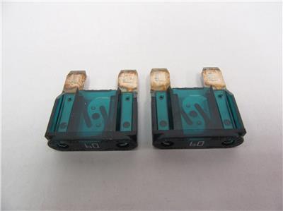 Buy 1 Get 1 Free LITTELFUSE MAXI 60 Amp Blue Glow Blade Fuse 32VDC - $6.00