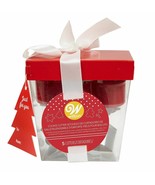Wilton Metal 5 Pc Cookie Cutter Set Christmas Gift Set Box Red White - £6.95 GBP