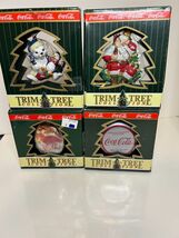 Coca-Cola Trim-A-Tree Collection Ornaments Set of 4 – Vintage 1990s - $19.70 CAD