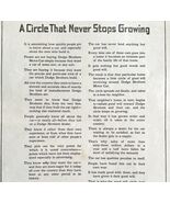 1916 Dodge Brothers Detroit Automobile Car Advertisement Ephemera 16 x 11&quot; - $45.54 CAD