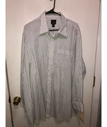 Jos. A Bank Executive Collection SZ 18 34 Men&#39;s Striped Shirt 100% Cotton - €10,14 EUR
