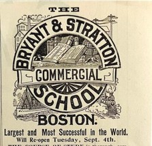 Bryant &amp; Stratton Commercial College 1894 Advertisement Victorian 4 ADBN1jj - $14.99