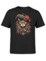 FANTUCCI Unisex T-Shirts | Majestic Feline Overlord T-Shirt | 100% Cotton - £17.19 GBP+