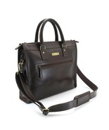 Style n Craft 392008 Portfolio Briefcase Bag in Full Grain Dark Brown Le... - $170.96 CAD