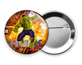 The Incredible Angry Hulk Superhero Comics Hd Pinback Pin Button Badge Gift Idea - £9.62 GBP+