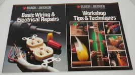Lot of 2 Black &amp; Decker Home Improvement Paperback Books Wiring Electrical Tips - £14.99 GBP