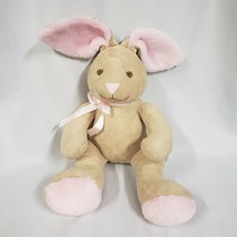TCP The Children&#39;s Childrens Place Stuffed Plush Suede-feel Bunny Rabbit Tan - £94.42 GBP