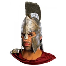 Leonidas Helmet Adult 300 Costume Spartan Warrior Fancy Dress - £17.39 GBP