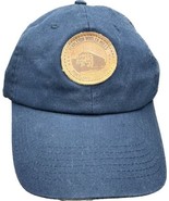 NEW Pendleton Woolen Mills Blue Strapback Hat Cap Round Leather Patch Po... - $17.82