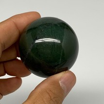 112.7g, 1.7&quot;(43mm) Green Zade Stone Sphere Gemstone,Healing Crystal, B27149 - £14.39 GBP