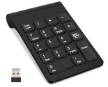 Wireless Numeric Keypad, Mini 2.4G 18 Keys Number Pad, Portable Silent F... - £19.29 GBP