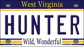 Hunter West Virginia Novelty Mini Metal License Plate Tag - £12.01 GBP