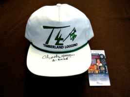 CHUCK YEAGER 2-24-02 SPEED OF SOUND ACE SIGNED AUTO TIMBERLAND LOGGING C... - $346.49