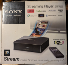 Sony SMP-N200 Digital HD Media Streamer Unit Only  NO REMOTE  UNTESTED - $92.70 MXN