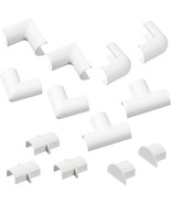 D Line Small Cable Raceway Accessory Pack Join 0.78in x 0.39in Cord Cove... - $19.85