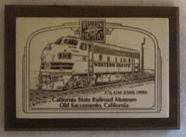 Western Pacific Train F7A GM EMD 1950 California State Railroad Museum S... - $25.90