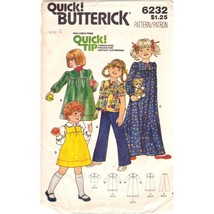 Vintage Sewing PATTERN Butterick 6232, Girls Quick 1962 Childrens Dress Top - $7.85