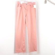New Croft &amp; Barrow Women&#39;s 10 Avg Natural Fit Salmon Pink Stretch Jeans ... - $16.00