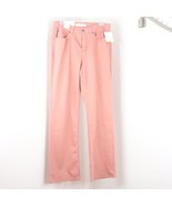 New Croft &amp; Barrow Women&#39;s 10 Avg Natural Fit Salmon Pink Stretch Jeans ... - £12.59 GBP