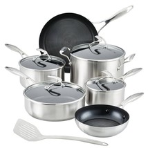 Circulon Cookware Set Stainless 11-Piece Steel Silver Nonstick Technology New - $169.92