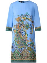 Etro Paisley Print Dress Size IT46 - $13,046.21 MXN