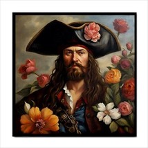 Pirate Ceramic Tile Floral Art Kitchen Bar Restaurant Backsplash Border 4in - £12.14 GBP