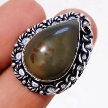 Bloodstone Gemstone Handmade Fashion Antique Design Ring Jewelry 7&quot; SA 119 - £3.90 GBP