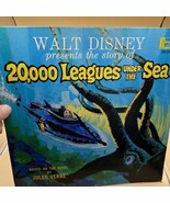 Walt Disney 20,000 Leagues Under The Sea 1963 LP Disneyland 1924 - $471.03 MXN