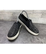 Skechers Slip On Sneakers Women 5.5M Shoes Black Crystal Studded Walking... - $506.94 MXN