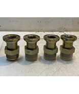 4 Quantity of Code 61 Hydraulic Fitting Straight Adapters 33 (4 Quantity) - $49.99