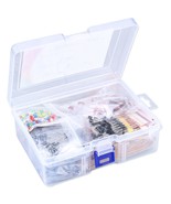 Basic Electronics Component Assortment Kit, 1400 Pcs.,, Yourself Project. - $43.79 CAD