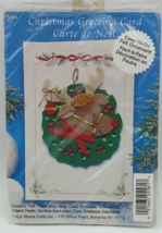 Design Works Crafts Christmas Card Kit #5581 Felt Reindeer Ornament Kit - £7.90 GBP