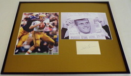 Bob Griese Signed Framed 16x20 Purdue Photo Display - £96.79 GBP