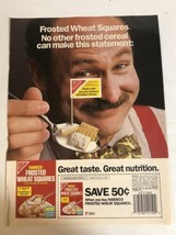 1989 Nabisco Frosted Wheat Squares Cereal Coupon Vintage Print Ad pa7 - $7.91