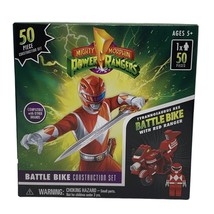 Power Rangers Red Ranger Tyrannosaurus Rex Battle Bike 50 Pc Constructio... - $16.78